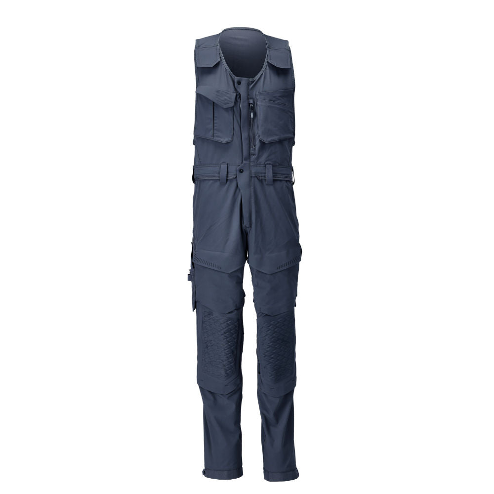Mascot Customized Bodybroek 22069-311 kniezakken Ultimate Stretch waterafstotend lichtgewicht donker marineblauw(010)