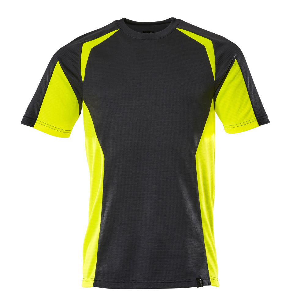 Mascot Accelerate Safe T-shirt 22082-771 zwart-fluo geel(0917)