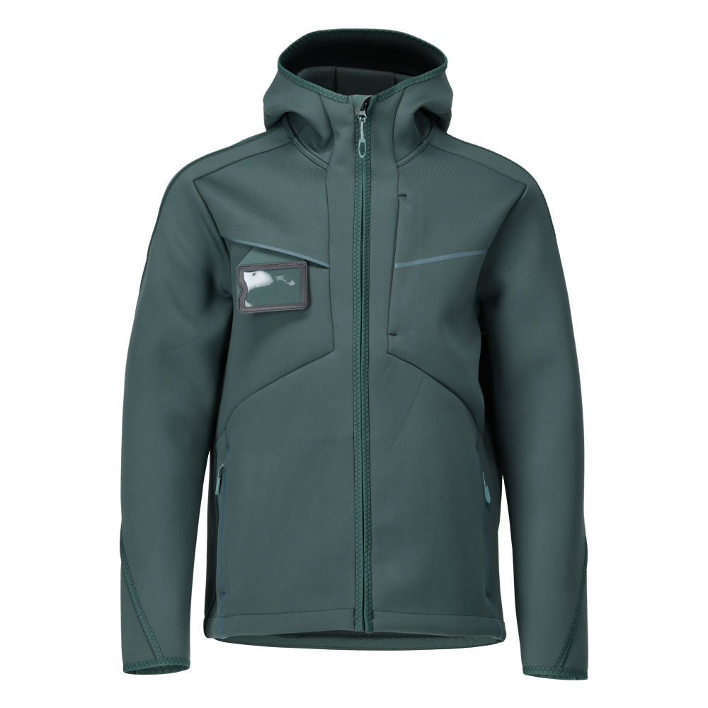 Mascot Customized Softshell jas met capuchon 22086-662 bosgroen(34)