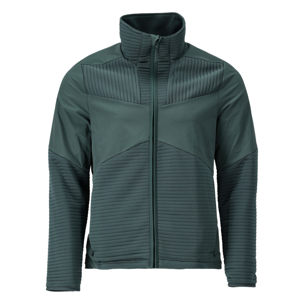 Mascot Customized Fleecetrui 22105-681 rits en voering winddicht bosgroen(34)