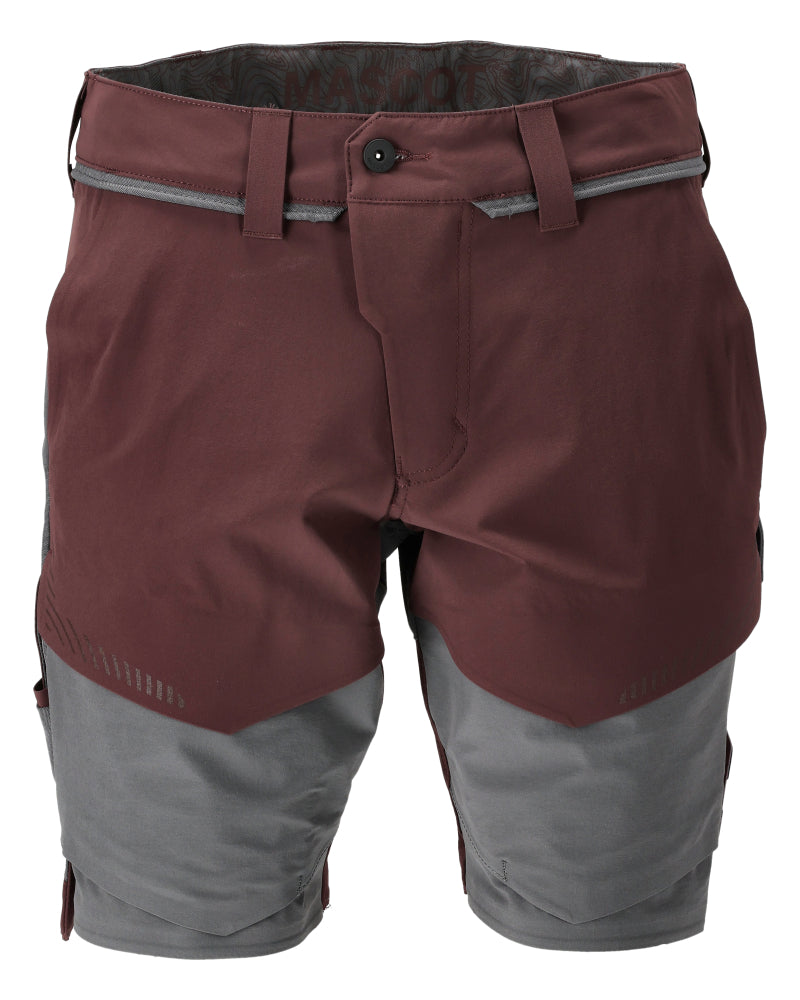 Mascot Customized Shorts 22149-605 stretch bordeauxrood-steengrijs(2289)