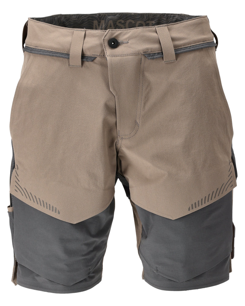 Mascot Customized Shorts 22149-605 stretch donkerzand-steengrijs(5689)