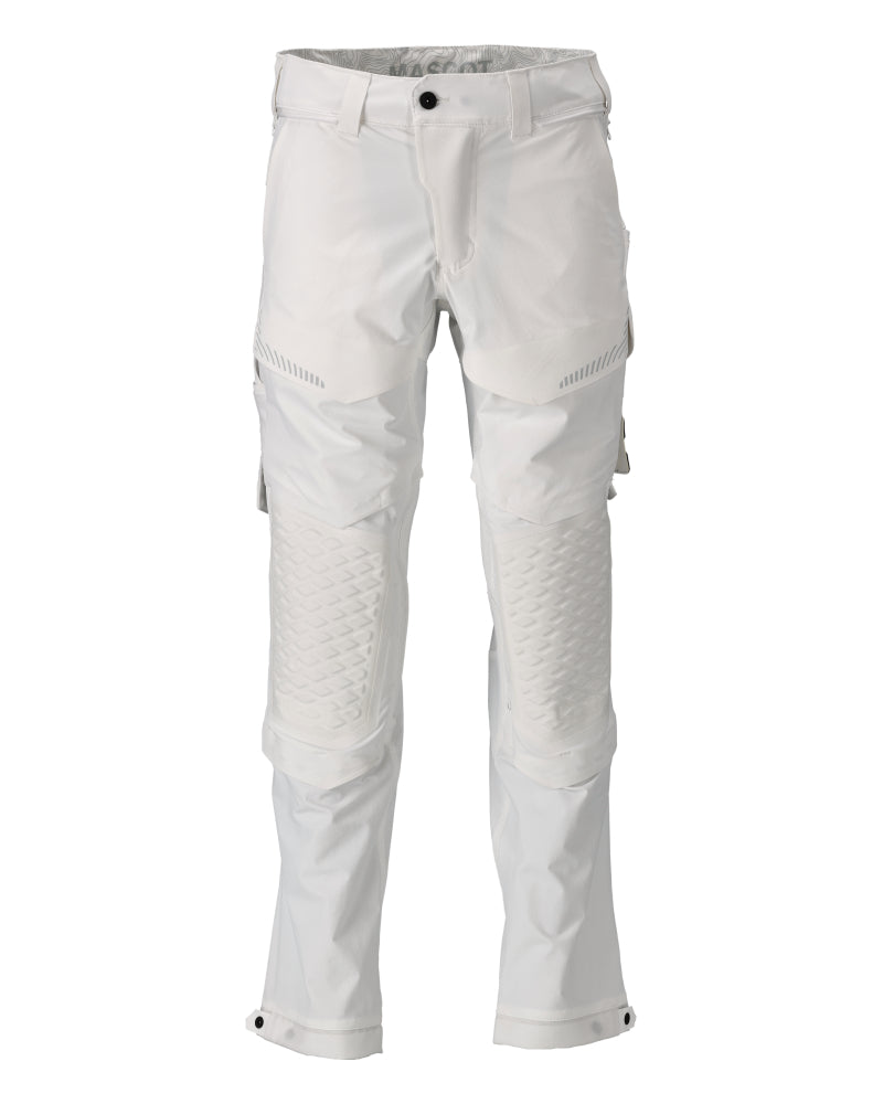 Mascot Customized Broek 22279-605 kniezakken wit(06)