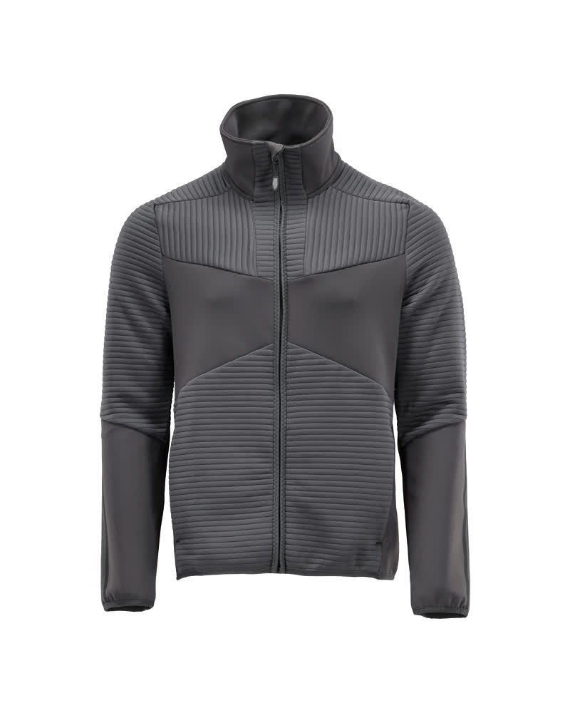 Mascot Customized Fleecetrui 22503-681 rits steengrijs(89)