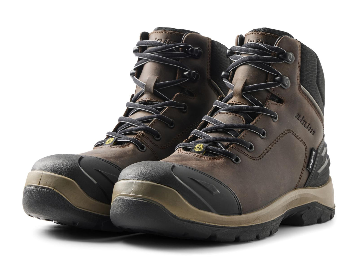 Blaklader New Shoes Elite Veiligheidsschoenen 24390 Hoog S3 SRC WR ESD Waterdicht bruin-zwart(7899)