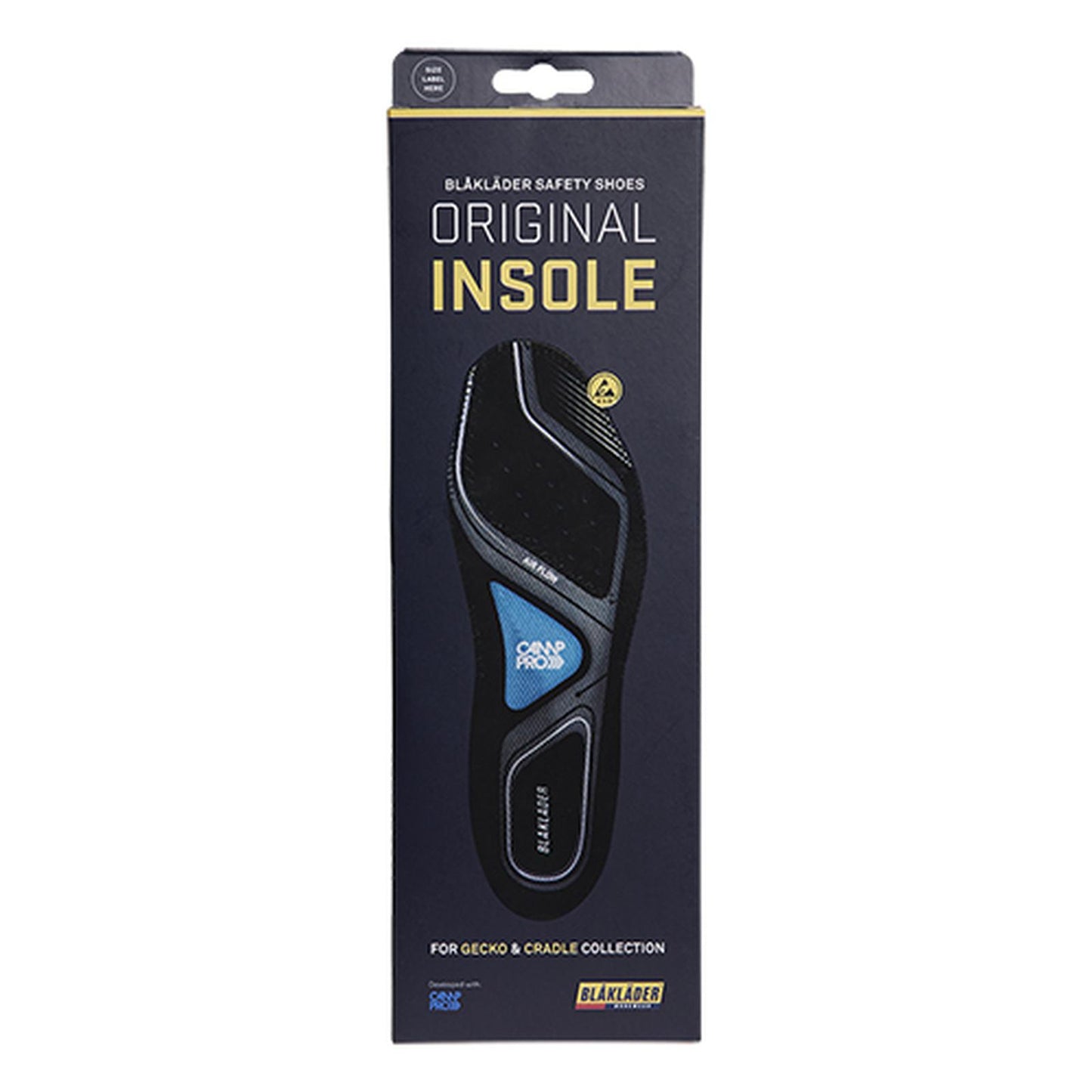 Blaklader Retro-Elite Inlegzolen 24670 zwart(9900)