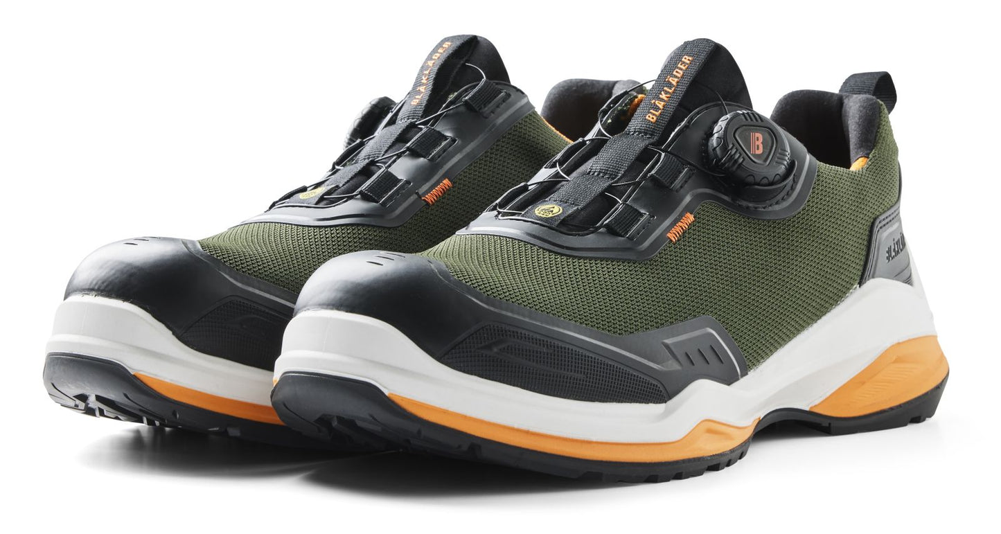 Blaklader New Shoes Striker Veiligheidsschoenen 24860 S3S FO SR HRO SC woudgroen-roestbruin(4240)