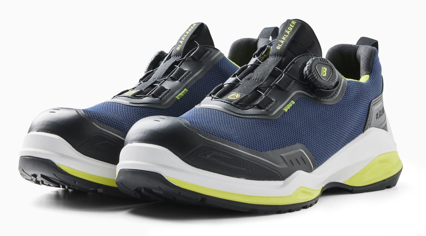 Blaklader New Shoes Striker Veiligheidsschoenen 24860 S3S FO SR HRO SC donker marineblauw-limoengroen(8643)