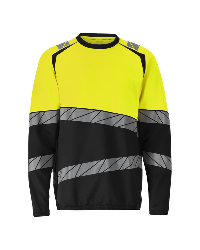 Mascot Accelerate safe Sweatshirt 25084-781 HiVis zwart-fluo geel(0917)