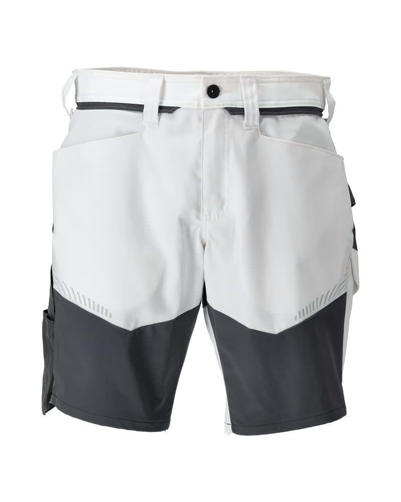 Mascot Customized Shorts 25149-230 stretch wit-steengrijs(0689)