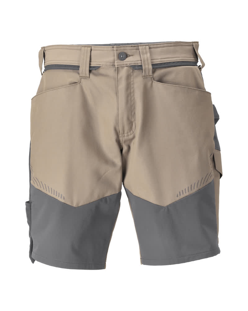 Mascot Customized Shorts 25149-230 stretch donkerzand-steengrijs(5689)