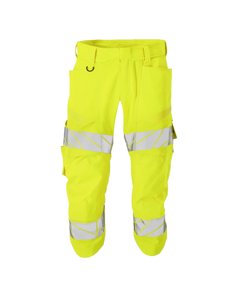 Mascot Accelerate safe Driekwart broek 25249-236 kniezakken HiVis fluo geel(17)