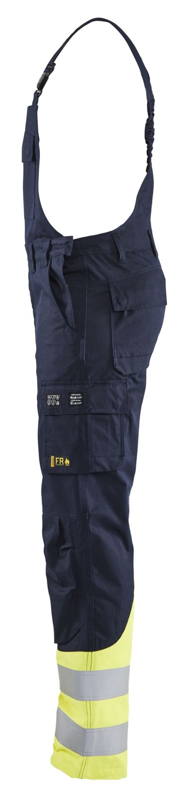 Blaklader am. overalls 26051519 marineblauw-fluo geel(8933)
