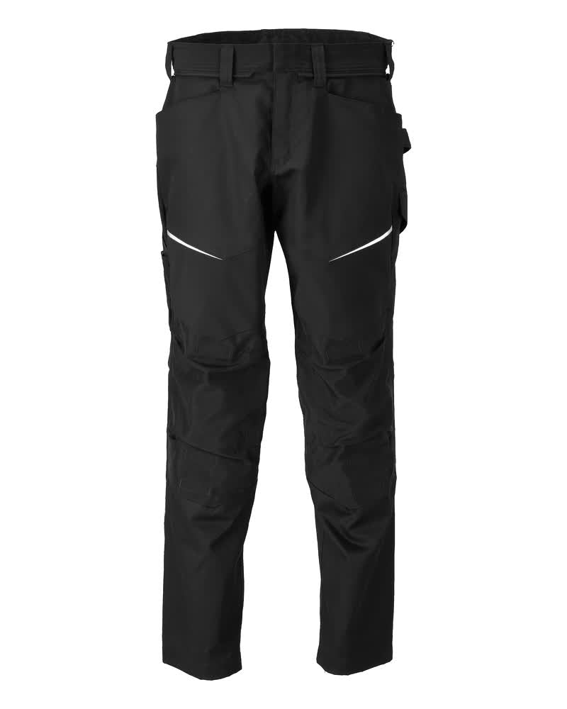 Mascot Customized Broek 26079-230 kniezakken stretch zwart(09)