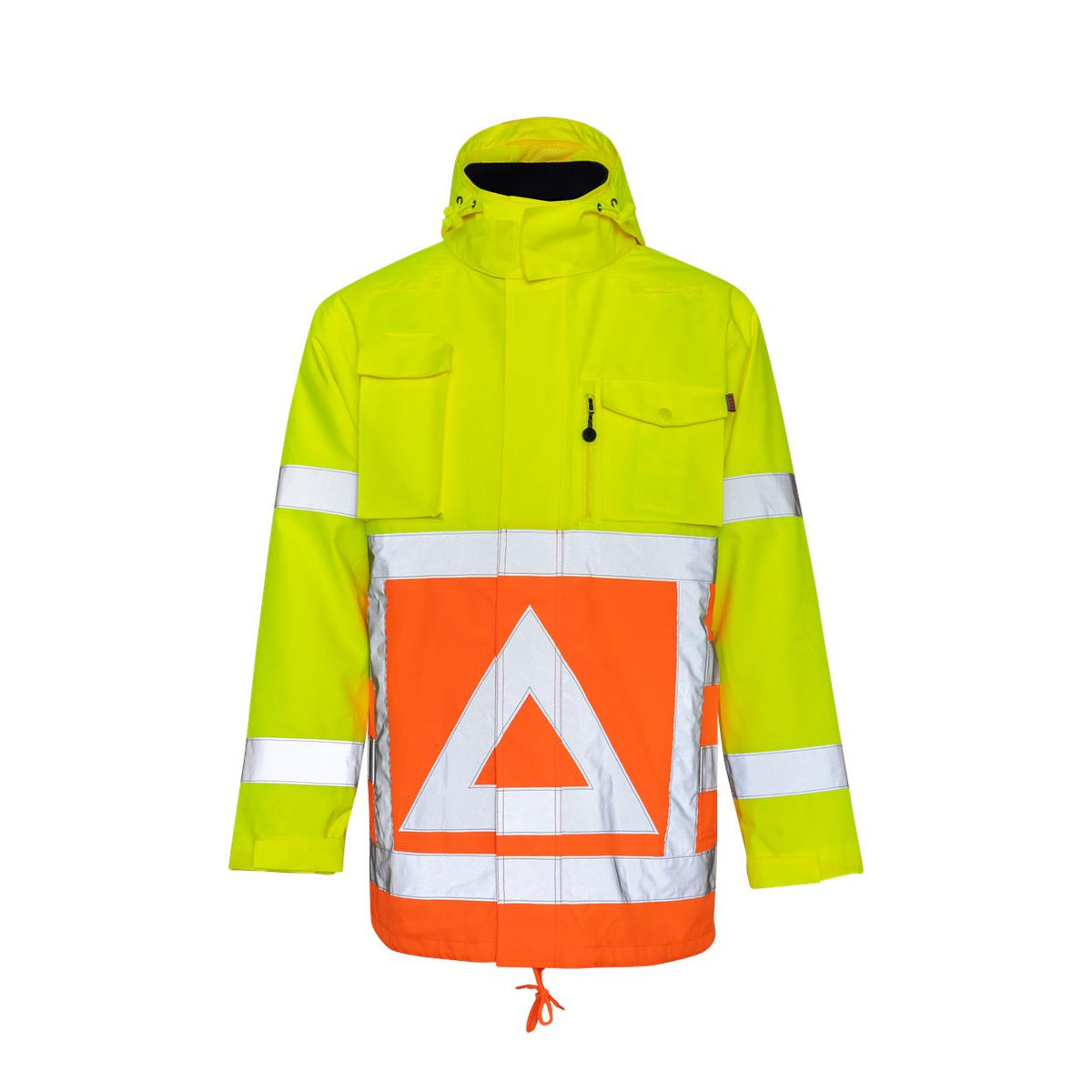 OXXA Essential Parka Ana 0927 waterdicht HiVis fluo oranje-fluo geel