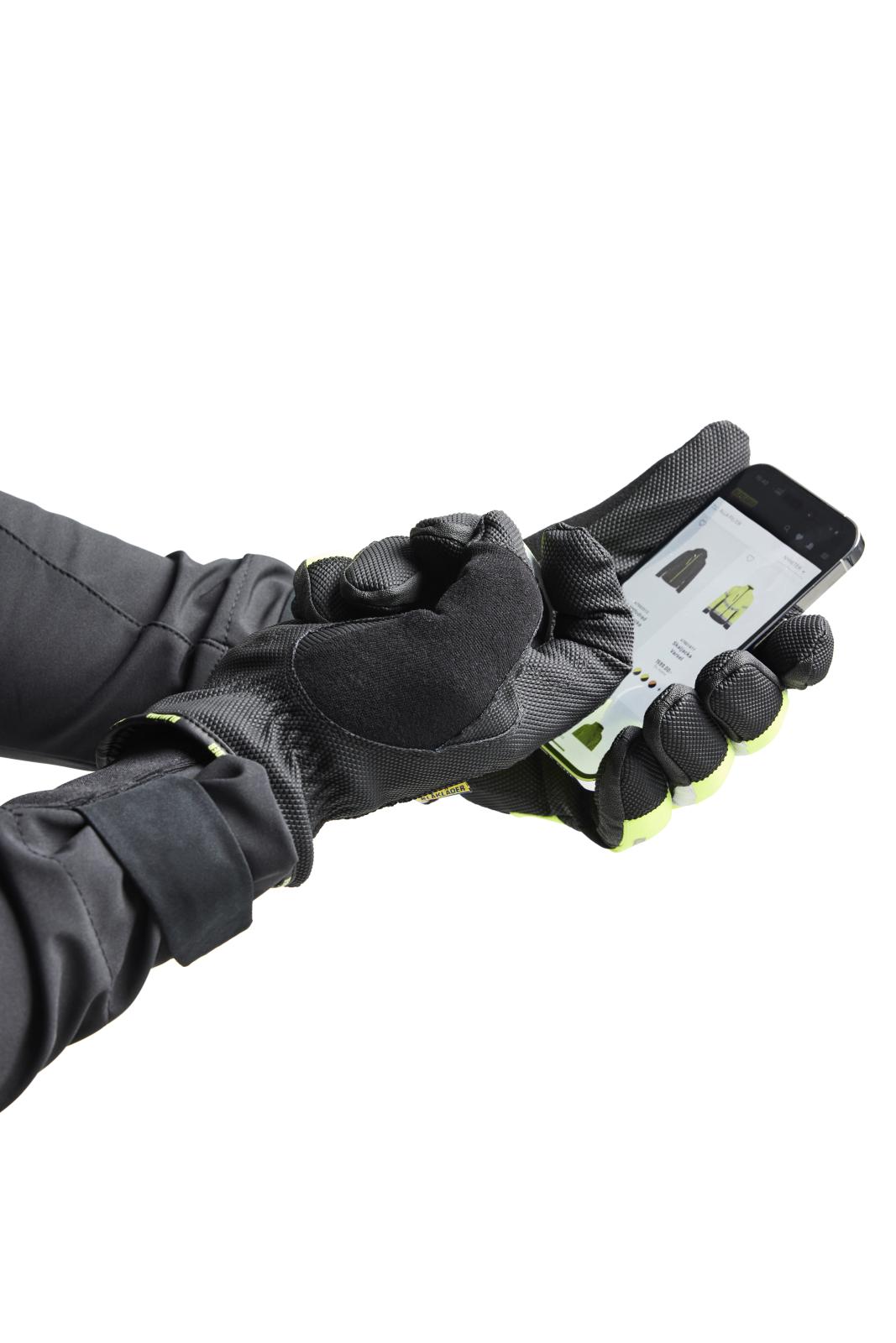 Blaklader Handschoenen Supreme Strong Werkhandschoenen 28811415 gevoerd touch zwart-fluo geel(9933)