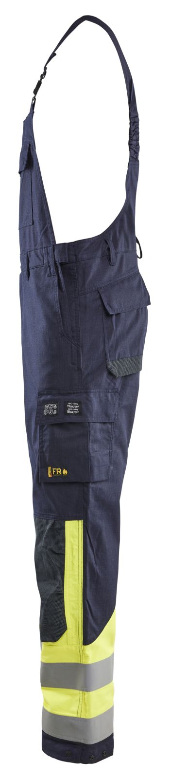 Blaklader Am. Overalls 28881512 marineblauw-fluo geel(8933)