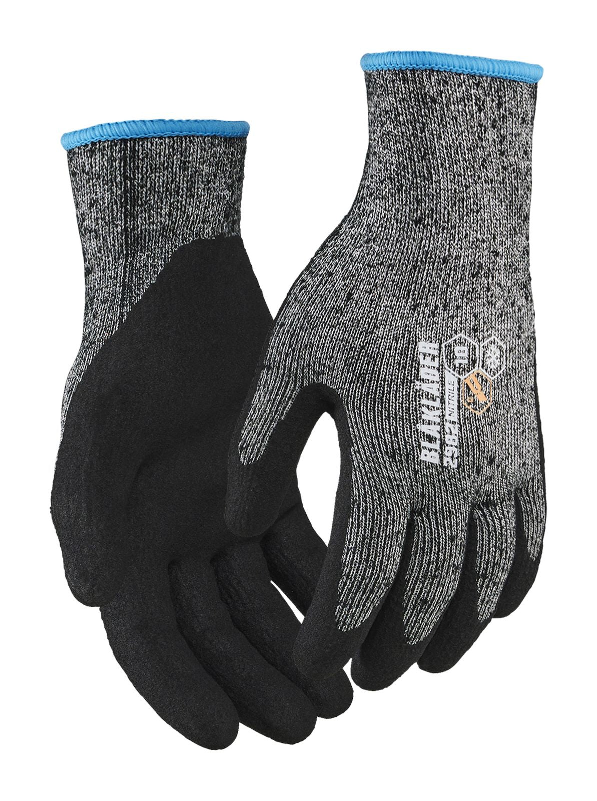 Blaklader Werkhandschoenen Snijbestendige Handschoenen 29821407 snijbescherming C gevoerd Nitril gedipt zwart(9900)