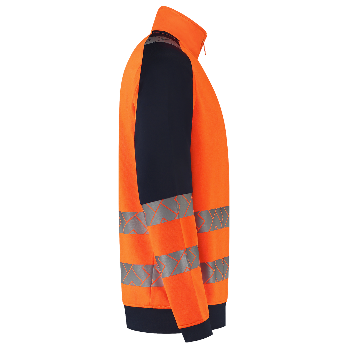 Tricorp Workwear High Vis Redefined Zip Sweaters HiVis 306106 fluo oranje-inktblauw(fluororangeink)