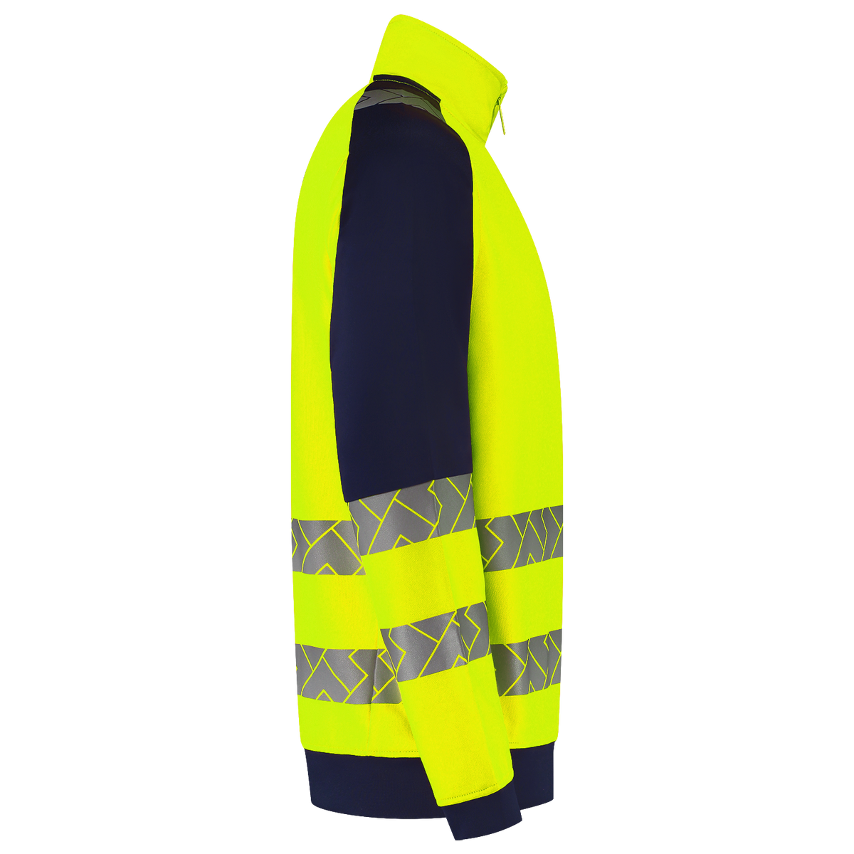 Tricorp Workwear High Vis Redefined Zip Sweaters HiVis 306106 fluo geel-inktblauw(fluoryellowink)