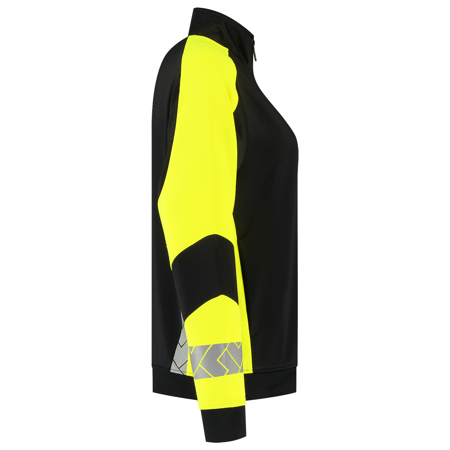 Tricorp Workwear Reflective Redefined Sweaters 306115 Dames zwart-fluo geel(blackfluoryellow)