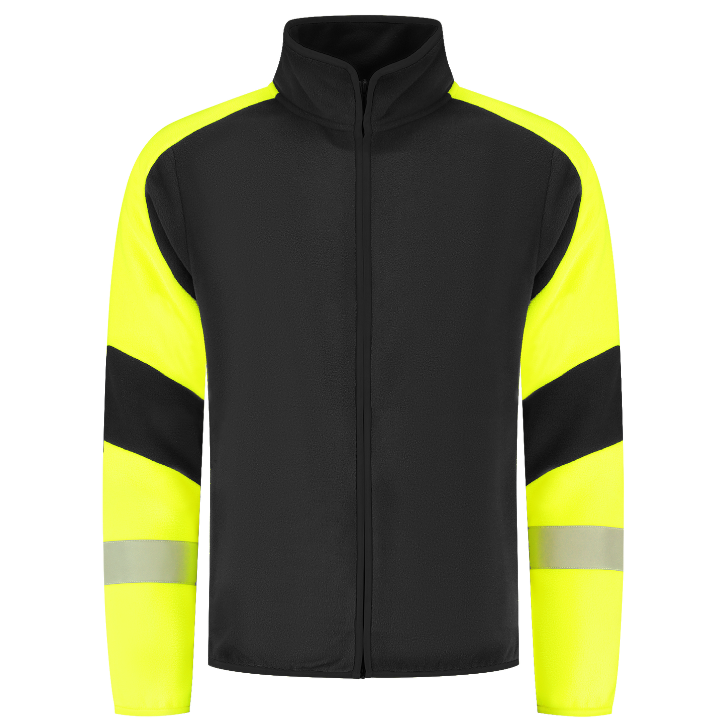 Tricorp Workwear Reflective Redefined Fleecejack 306119 HiVis zwart-fluo geel(blackfluoryellow)
