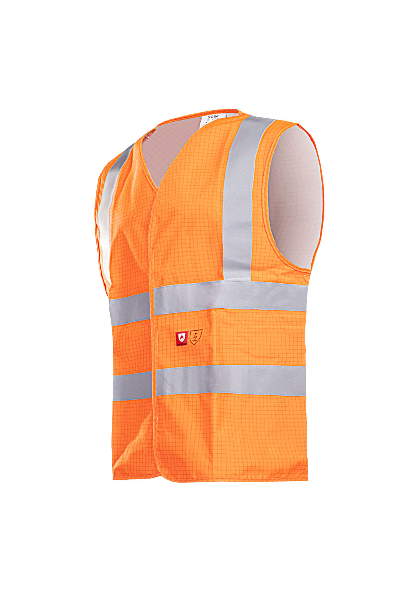 Sioen Vesten Hellisan Multinorm fluo-oranje