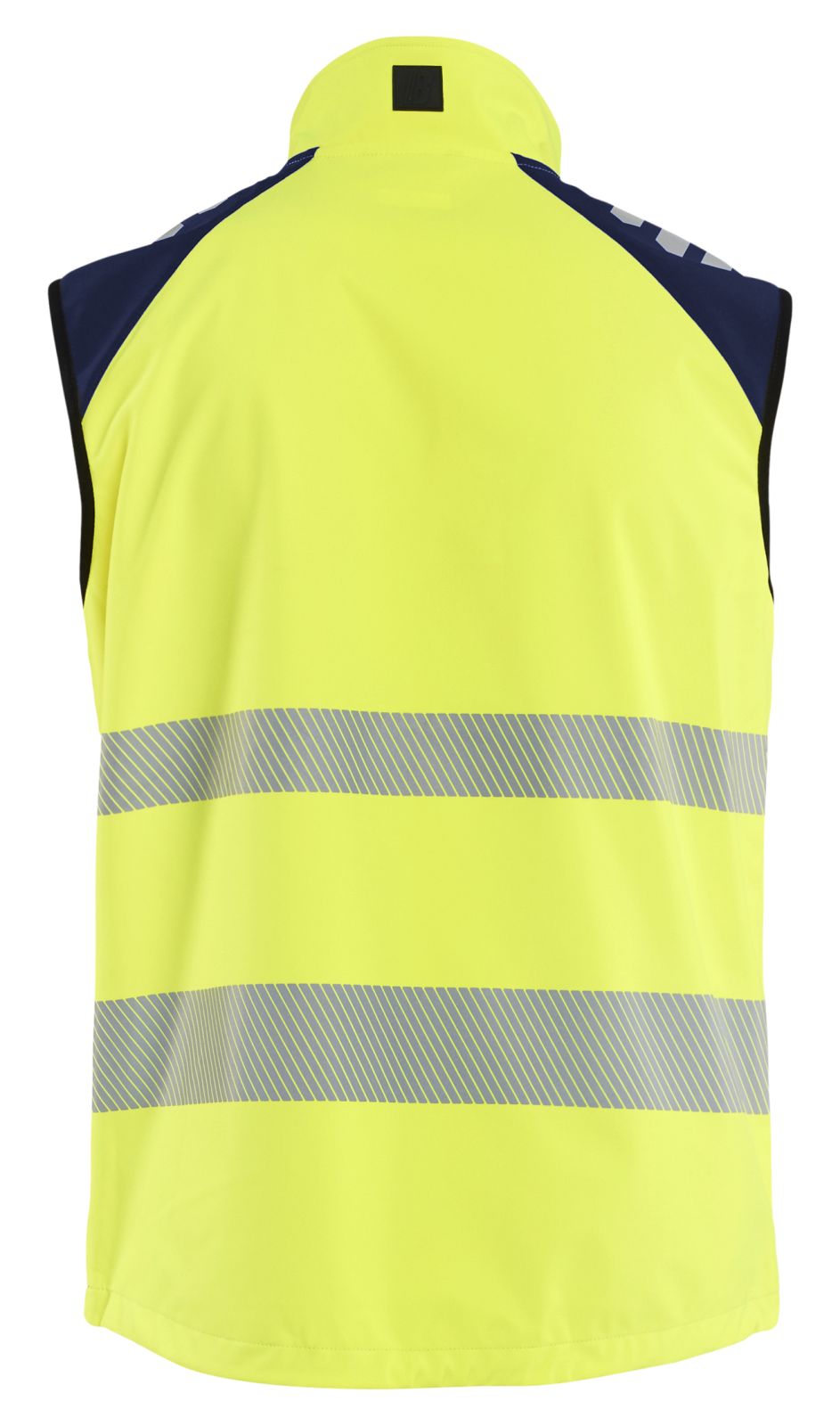 Blaklader High vis Bodywarmer 30912513 Softshell HiVis fluo geel-marineblauw(3389)