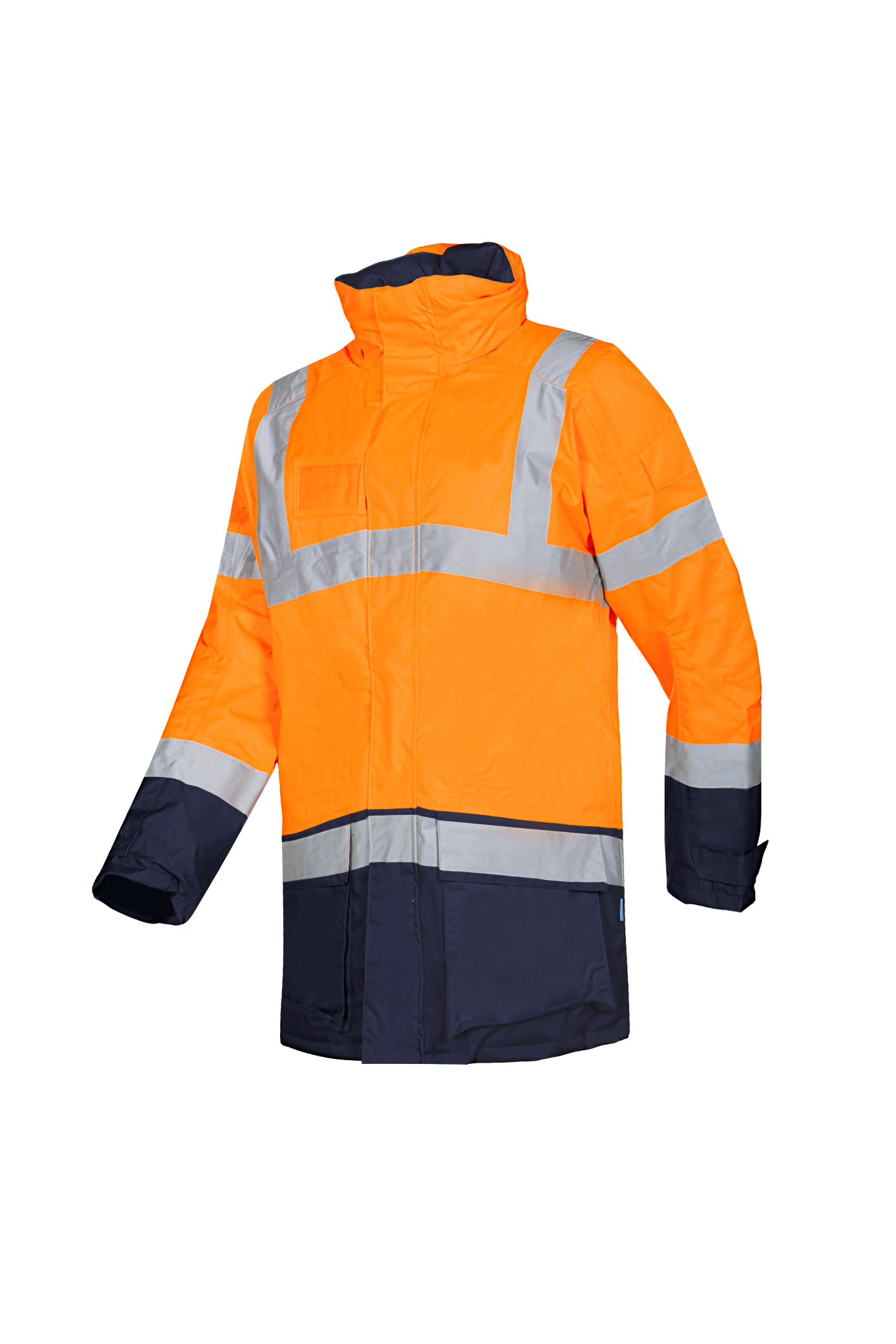 Sioen Jassen Lightflash fluo oranje-marineblauw