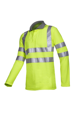 Sioen Poloshirts Eltow fluo-geel