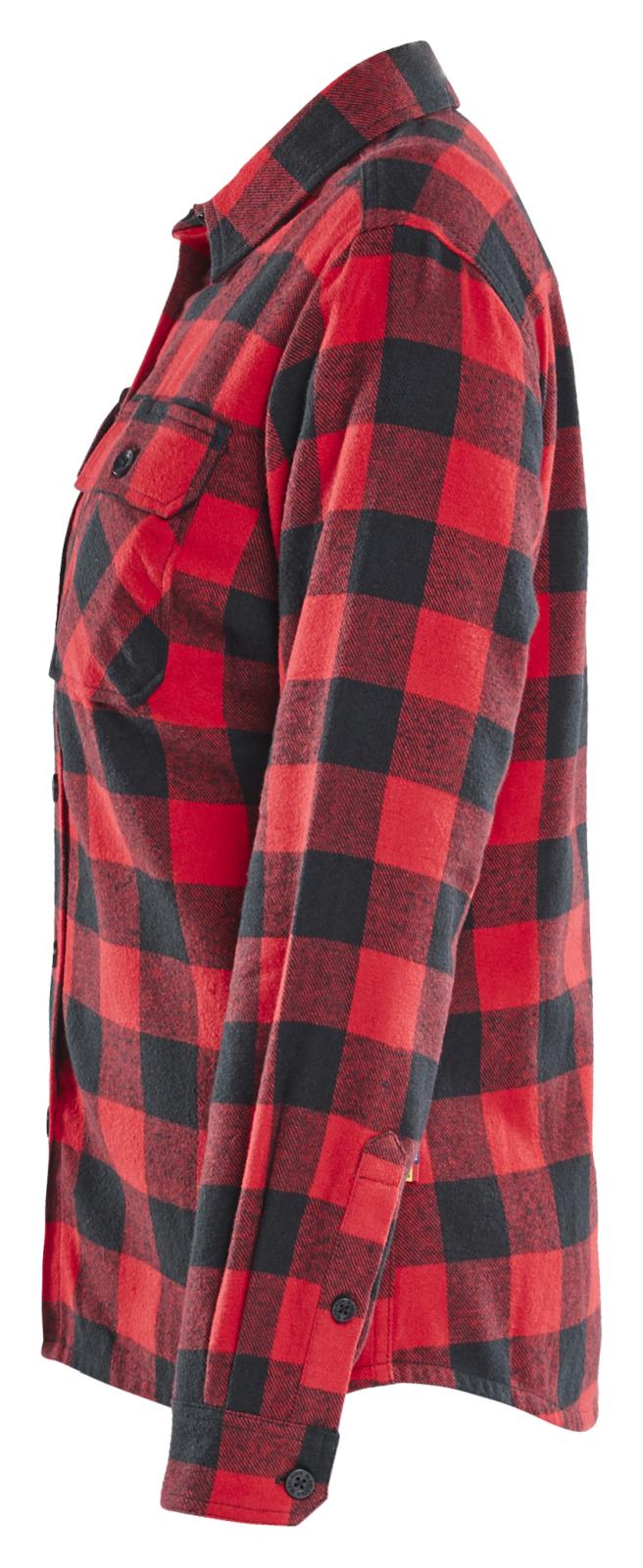 Blaklader Profiel Dames Overhemd 32181168 Flanel rood-zwart(5699)