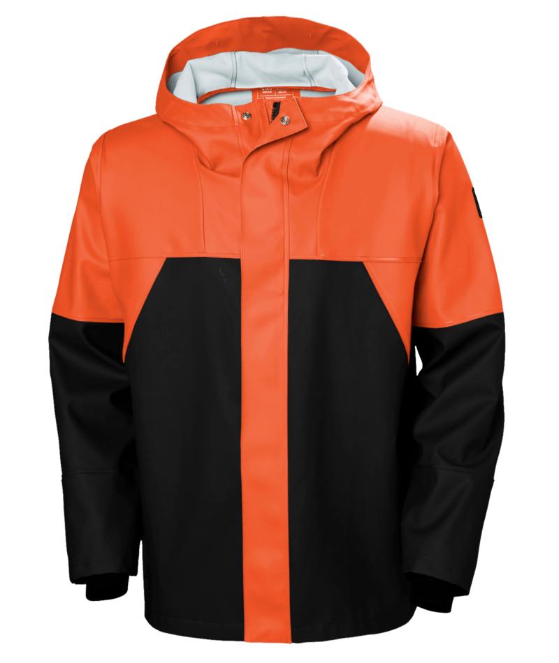 Helly Hansen Storm Regenjassen 70283 donkeroranje/ zwart(299)