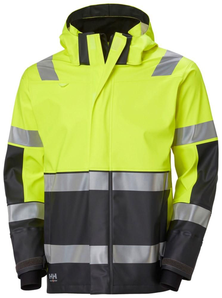 Helly Hansen Alna 2.0 Reflecterende jassen 70295 Rain Jacket geel-ebbenhoutzwart(369)