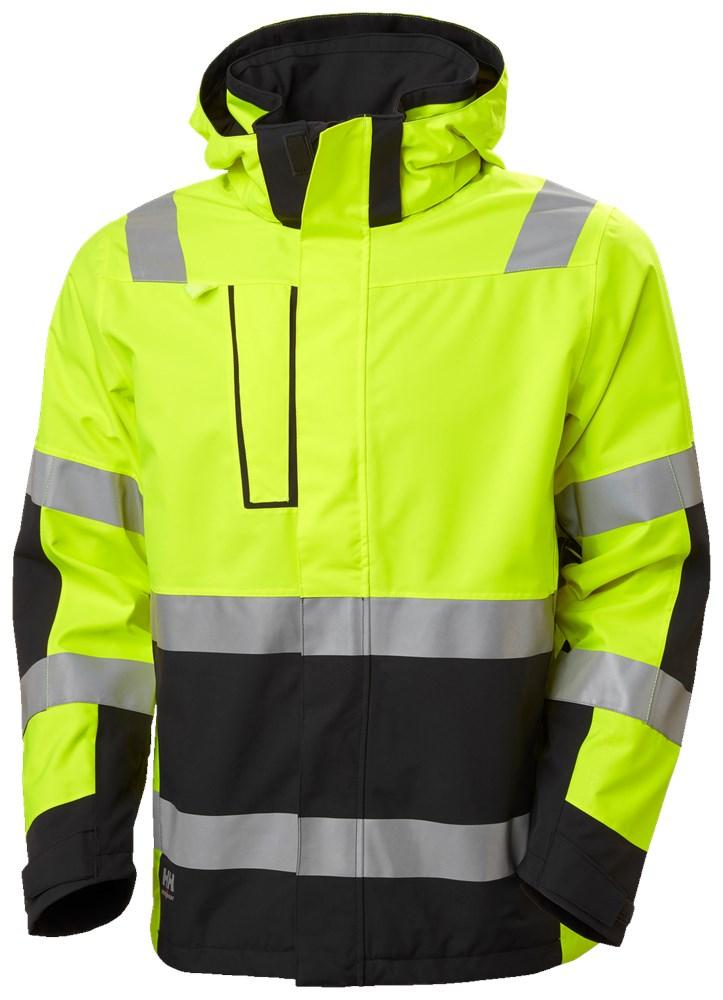 Helly Hansen Alna 2.0 Jassen 71195 Shell Reflecterende HiVis fluo geel-ebbenhoutzwart(369)