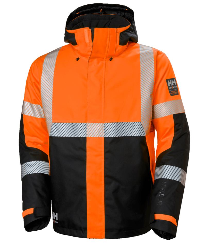 Helly Hansen ICU Winterjas 71372 Gevoerd oranje-ebbenhoutzwart(269)
