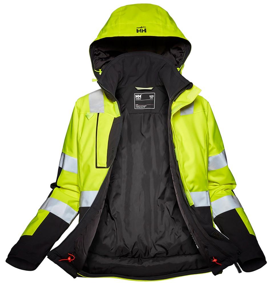 Helly Hansen Luna W Winterjassen 71398 Reflecterend HiVis geel-ebbenhoutzwart(369)