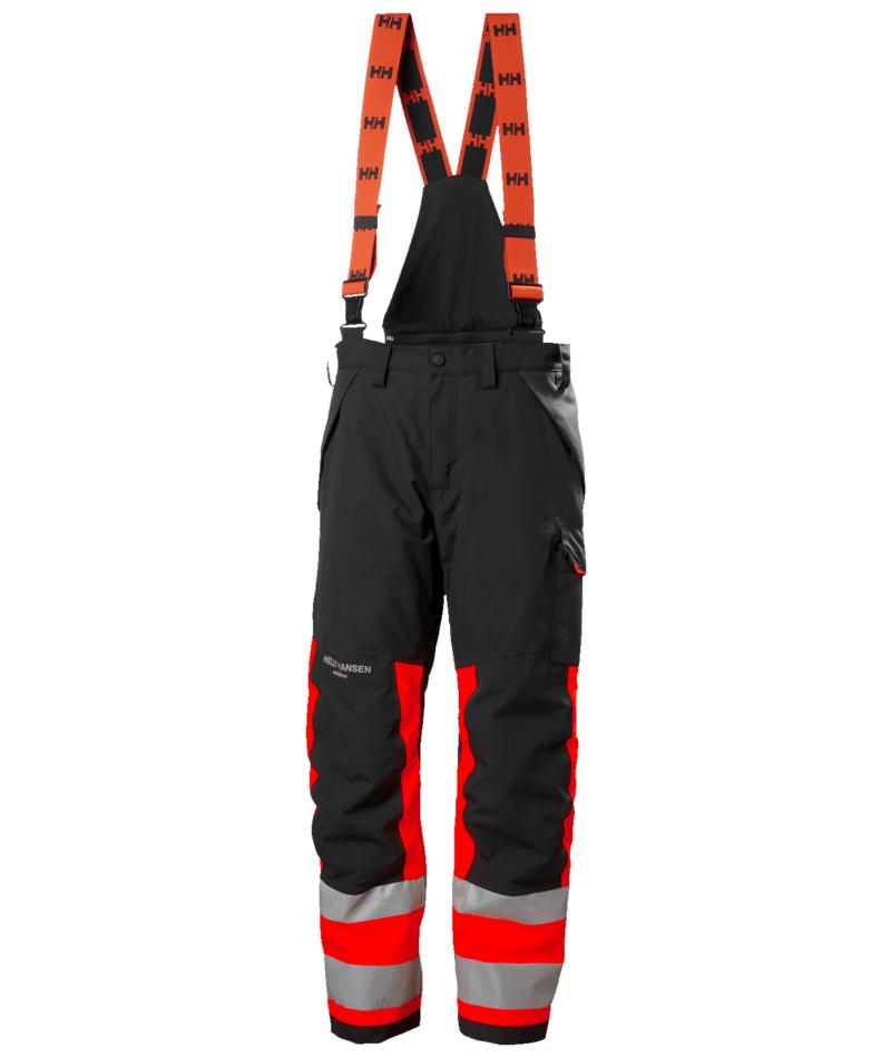 Helly Hansen Alna 2.0 Winterbroek 71490 Reflecterend HiVis rood-ebbenhoutzwart(169)