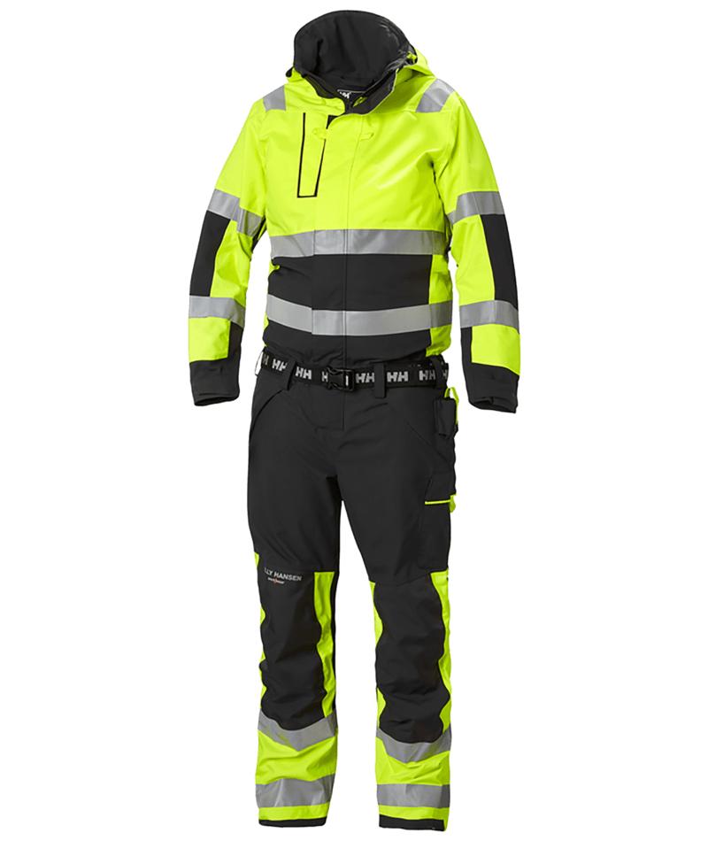 Helly Hansen Alna 2.0 Overall 71695 Shell oranje-ebbenhoutzwart(369)