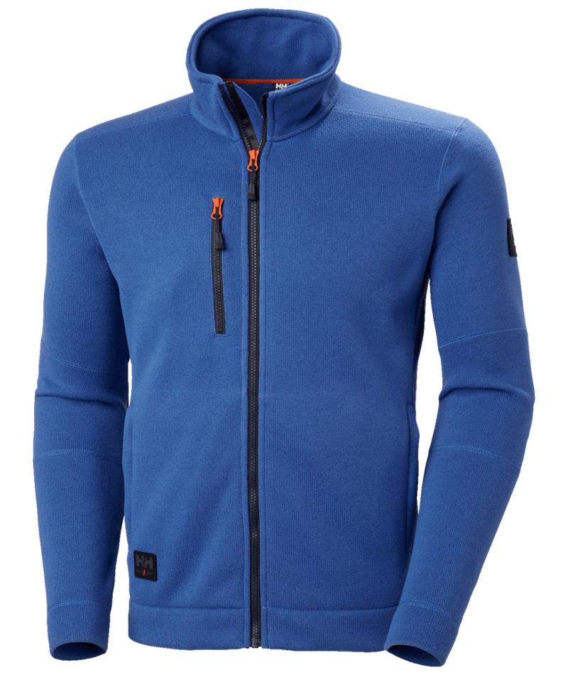 Helly Hansen Kensington Jassen 72250 Knit Fleece Gevoerd steenblauw(558)