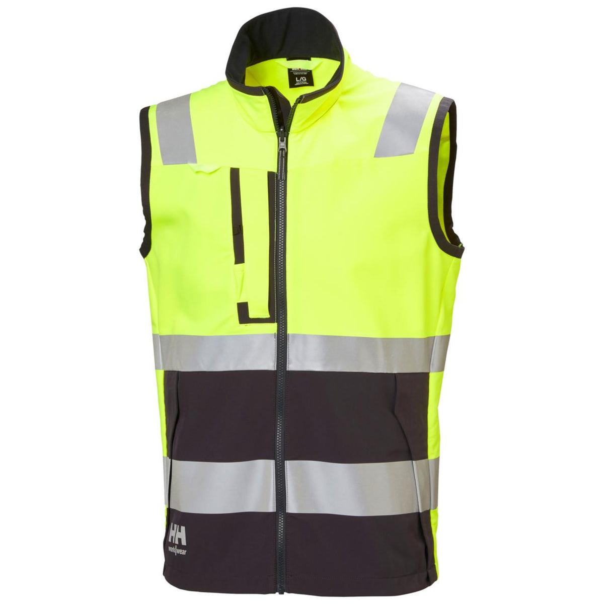 Helly Hansen Alna 4X Veiligheidsvest 74030 Tech HiVis geel-ebbenhoutzwart(369)
