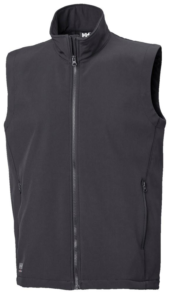 Helly Hansen Manchester 2.0 Bodywarmer 74086 Softshell ebbenhoutzwart(950)