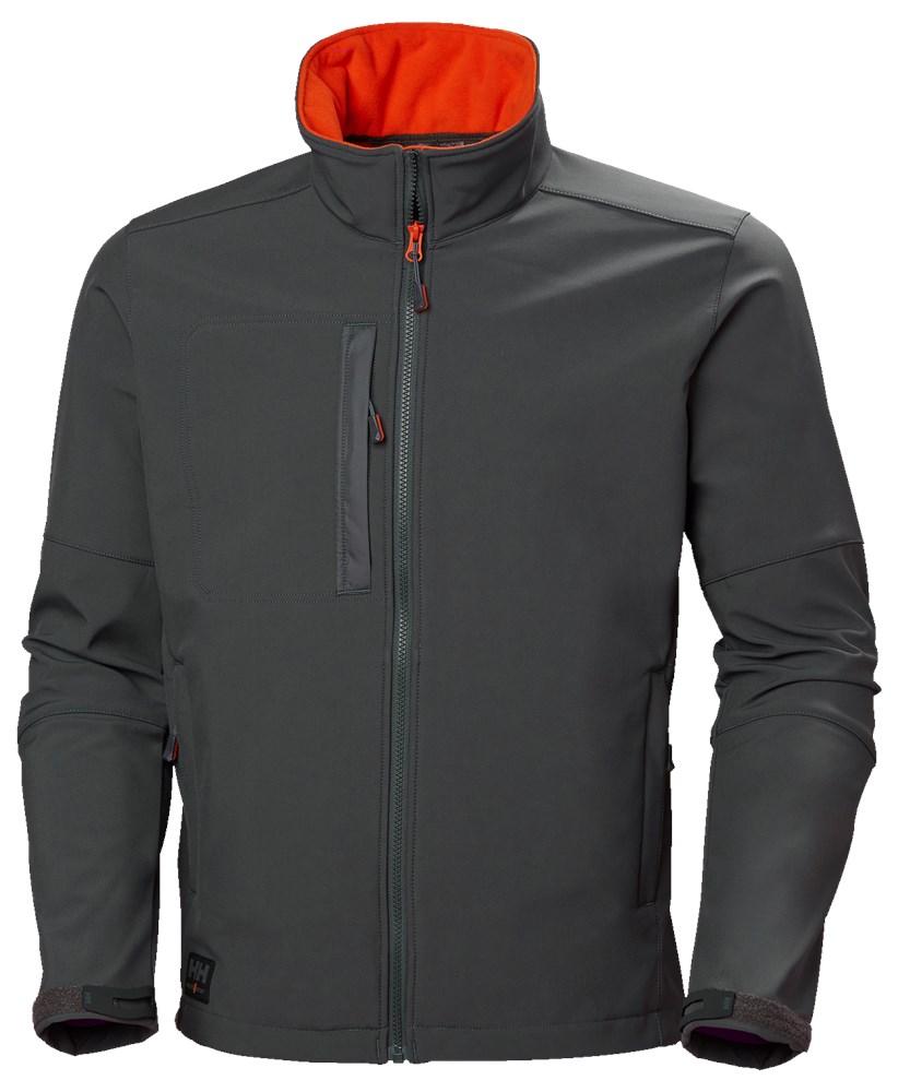 Helly Hansen Kensington Jassen 74231 Softshell donkergrijs(970)