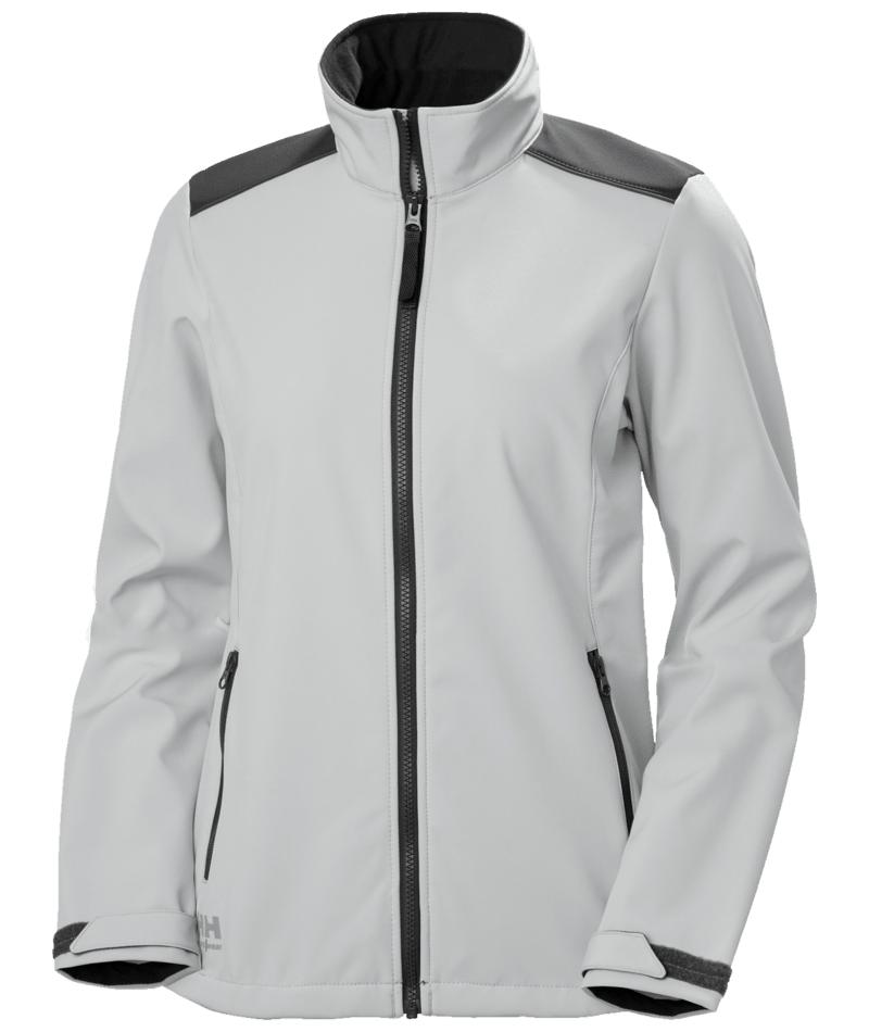Helly Hansen Manchester 2.0 W Jassen 74241 Softshell mistgrijs-ebbenhoutzwart(919)