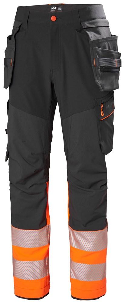 Helly Hansen ICU BRZ Werkbroeken 77500 Constructie Reflecterend HiVis klasse 1 oranje-ebbenhoutzwart(269)