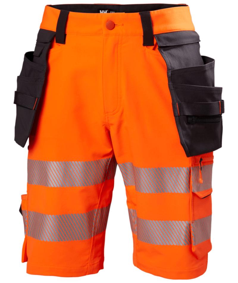 Helly Hansen ICU Short 77503 Constructie HiVis klasse 1 oranje-ebbenhoutzwart(269)