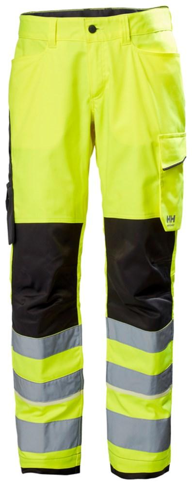 Helly Hansen UC-ME Werkbroeken 77514 Reflecterend HiVis klasse 2 geel-ebbenhoutzwart(369)