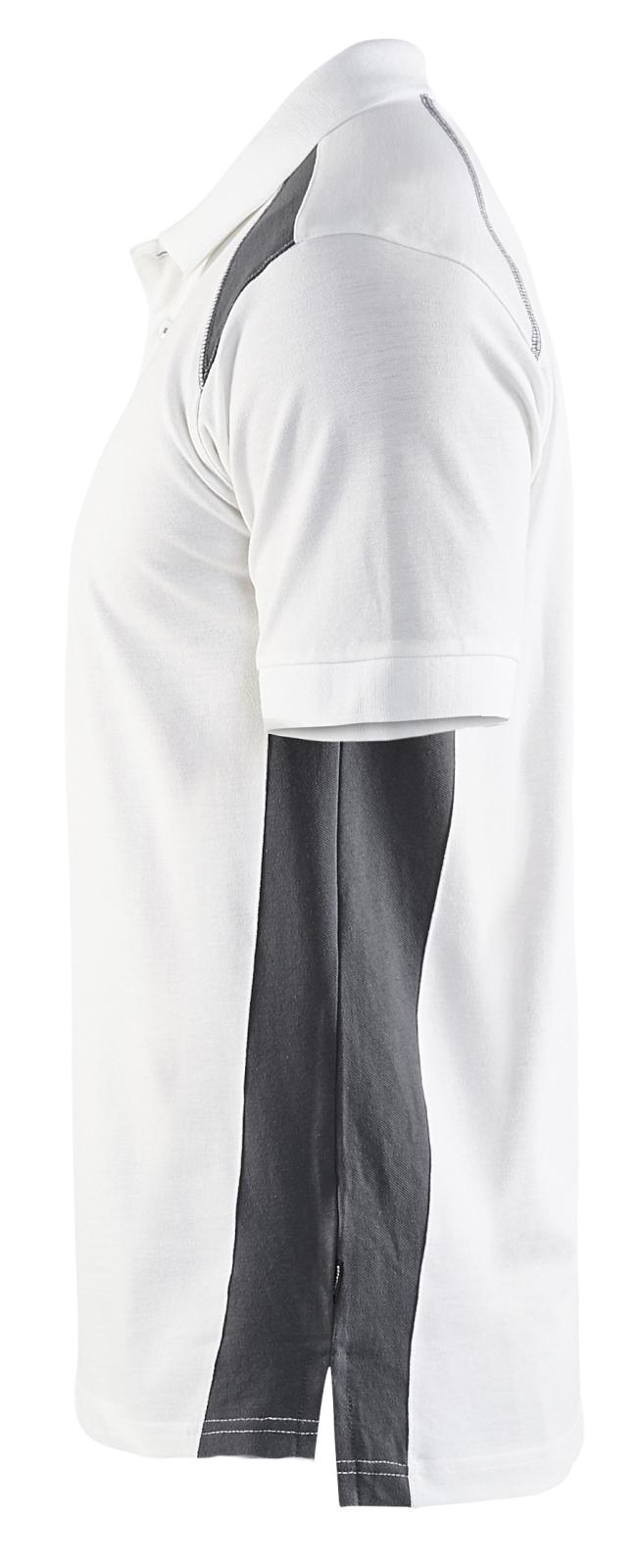 Blaklader shirts 33241050 wit-donkergrijs(1098)