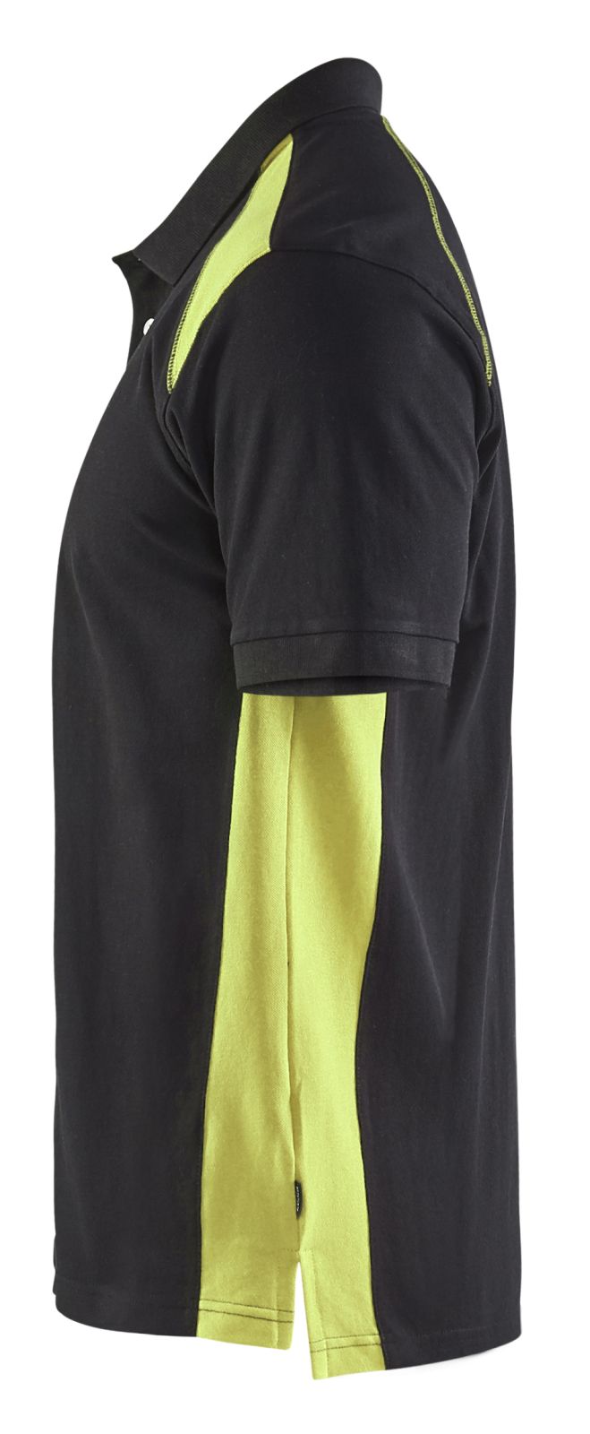 Blaklader Poloshirts 33241050 zwart-geel(9933)