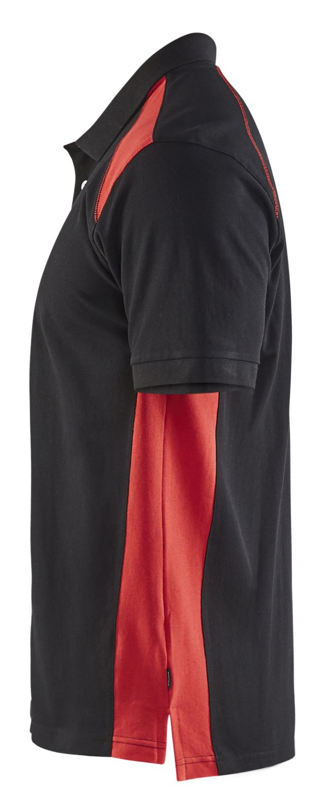 Blaklader Poloshirts 33241050 zwart-rood(9956)