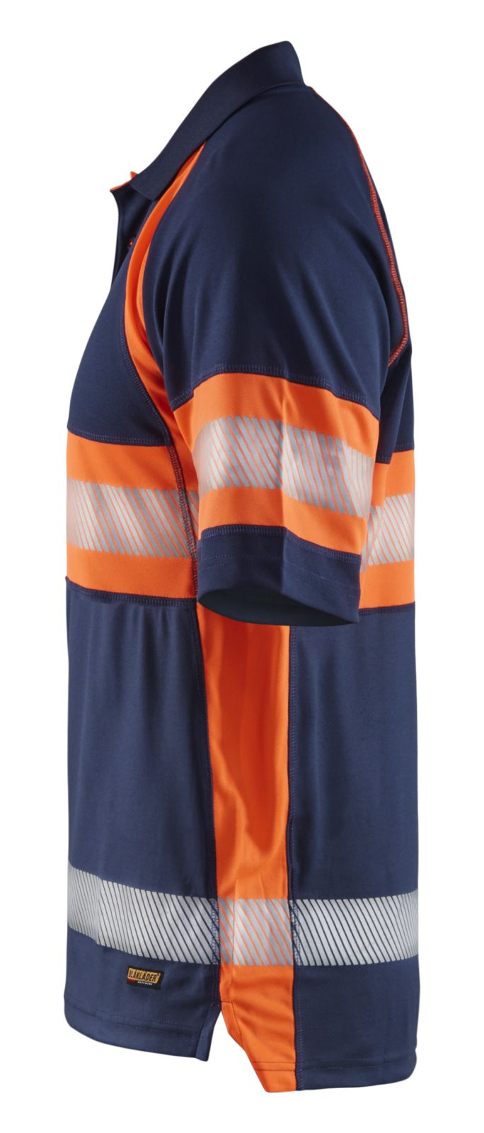 Blaklader Poloshirts 33381051 HiVis marineblauw-oranje(8953)